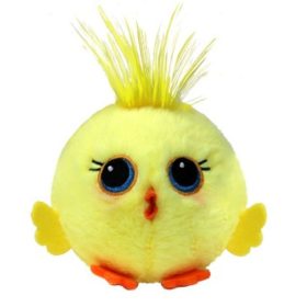 Ty Beanie Bouncers plüss labda – Bouncey, a sárga csibe (10 cm)