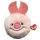 Ty Beanie Bouncers Micimackó plüss labda - Malacka (10 cm)