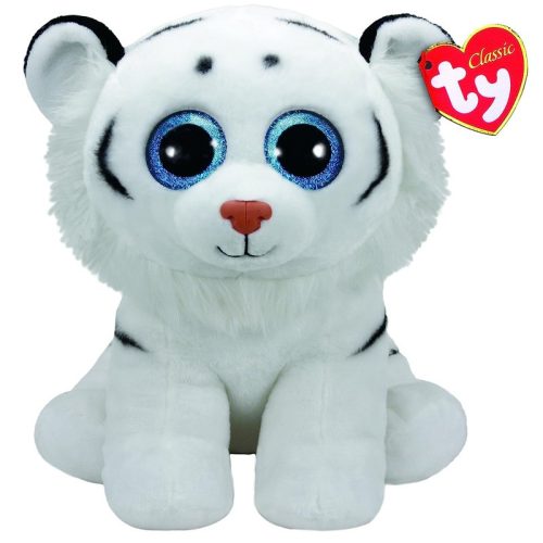 Beanie Babies Tundra - Fehér tigris plüssfigura (42 cm)