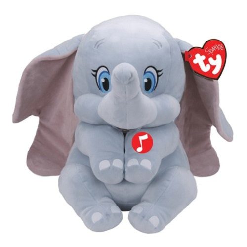 Beanie Babies plüss figura - Disney Dumbo, az elefánt (hanggal) (42 cm)