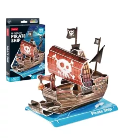 3D puzzle kalózhajó – CubicFun Toys