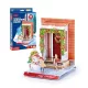 CubicFun 3D puzzle – Karácsonyi házikó (20 db)