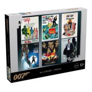   Winning Moves Puzzle - James Bond - A 6 Bond filmplakátok (1000 db)