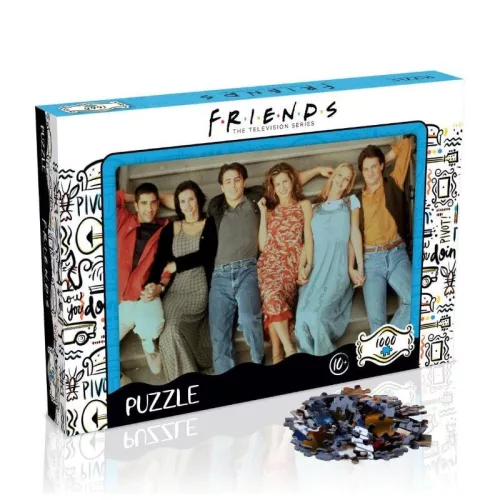 Winning Moves Puzzle – Jóbarátok – Stairs (1000 db)