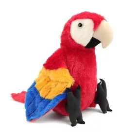 Ara papagáj plüss figura - piros (30 cm)