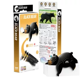 Eugy 081 3D puzzle – Fekete medve (081 db)