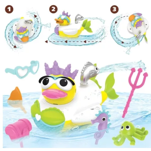 Yookidoo Kacsa építő fürdőjáték – Építsünk hableányt!