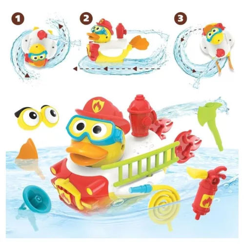 Yookidoo Kacsás fürdőjáték – Építsünk tűzoltóautót!