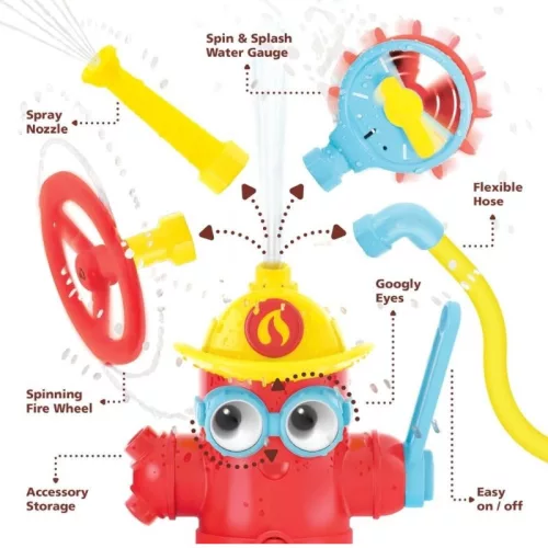 Yookidoo fürdőjáték – Freddy tűzoltó állomása