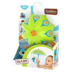   Yookidoo fürdőjáték - Vízzel tölthető páva esernyő zöld