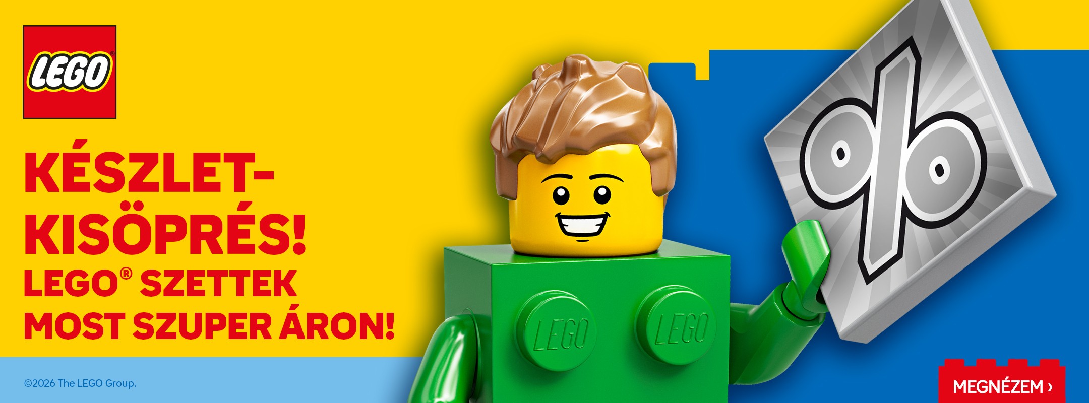 LEGO készletkisöprés