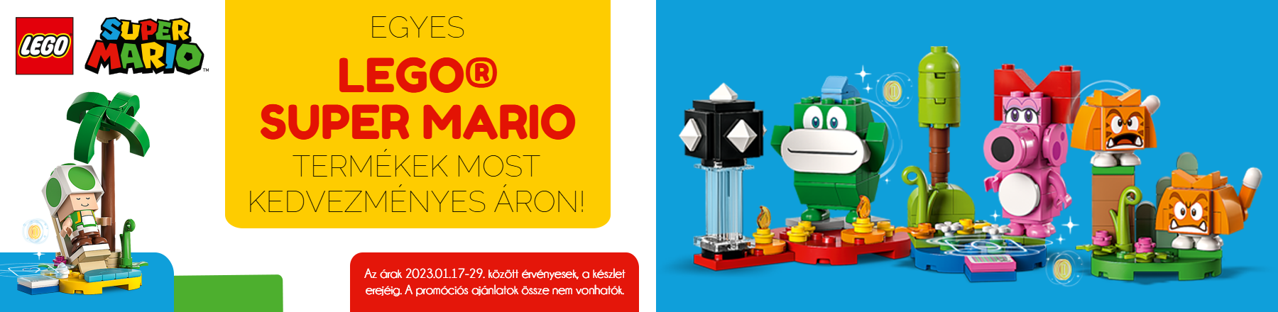 LEGO Super Mario szettek kedvezményes áron